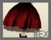 *BB bell skirt red vlt