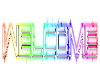Welcome Rainbow Sticker