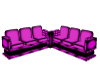 (1M) Pink 6 seater sofa