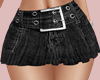 E* Black Mini Skirt