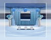 Blue Weddng Photo Stage