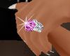 Pink diamond engagement