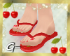 G- Cherry Flip Flops*