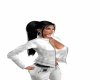 Cheveux attacher brune