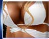 WHITE HALTER TOP