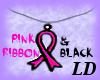 Pink and Black Ribbon