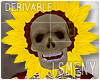 [Is] Skull Sunfl Head M