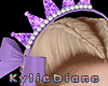 Crown Headband Purple