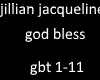 jillian jacqu. god bless
