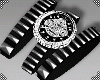 Montre* Noir & Argent