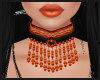 Orange/Black Choker