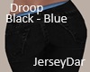 Jersey Droop Black Blue