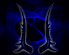 Demon Lord Horns-Blue