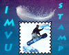 Snow Board stamp