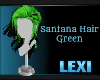 Santana Hair Green