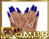 QMBR Nails Royal Blue