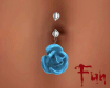 FUN Blue rose piercing