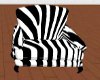 Zebra art deco1 seat