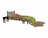 Leopard & grn cuddle bed
