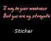 [CL]Stregnth sticker