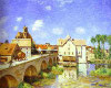 Moret Bridge by Sisley