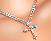♱ Icy Cross Necklace