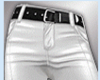 JB* White Leather Pants