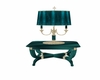 Teal and Gold Tablelamp