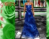 Kelly Blue Jeweled Gown
