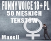 FUNNY VOICE PL 18+MESKIE