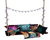 Boho swing poses lights