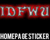Homepage Sticker IDFWU
