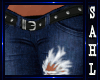 LS~RL RIPPED JEANS DKBLU