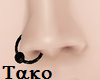 Black Nose Ring M |Tako|