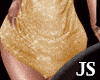 (JS) Gold Dress Mini