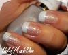 D|GlitterFrenchTipNails