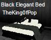 [TK0P]Black Elegant Bed