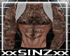 X Gray Tat Tank Mens X