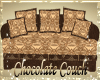 [x]Gold Chocolate Couch