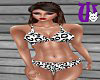 Leopard Bikini RLS white