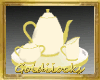 Gold-N-Cream Tea Set