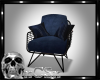 CS Blue Velvet Chair