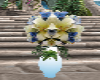 royal blue flowers