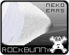 [rb] White Grey Neko Ear