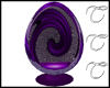 TTT Purple Egg Chair~Ani
