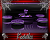 !K! Purple Table Puffs