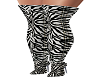 P* zebra boots