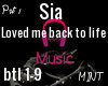 Loved me back to life p1