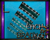 [B]teal bracelets L