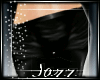 {jazz} silk blk pants bm